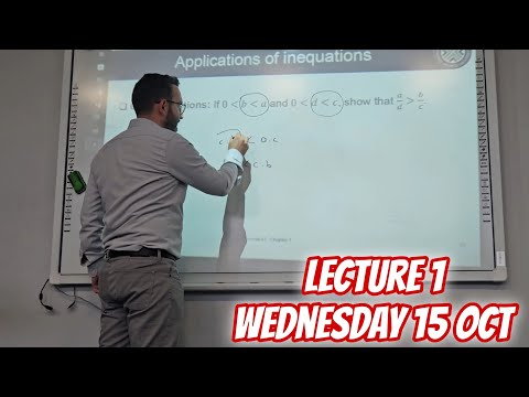 Wednesday, October 15th: Mathematics (Part 1), International Trade, and Finance.