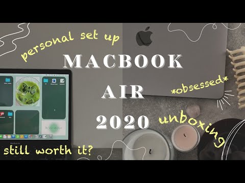 MACBOOK AIR 2020 M1 Unboxing🌼 | First Impression, Personal Set Up, Still worth it in 2023?