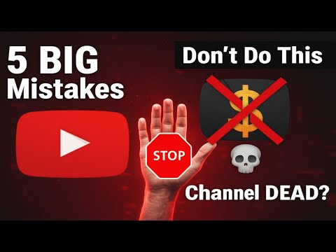 5 BIG Mistakes ❌ That Killed Your Channel 😭 | YouTube Monetization Reject 🚫💰 #ytmonetization