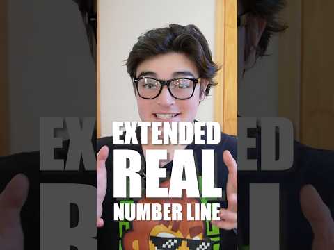 Extended Real Numbers #maths #science #infinity #shorts