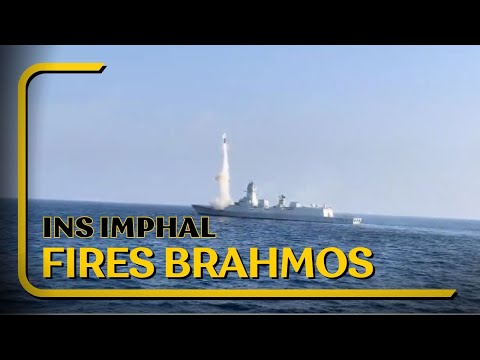 INS Imphal hits bull's eye in its maiden Brahmos missile firing