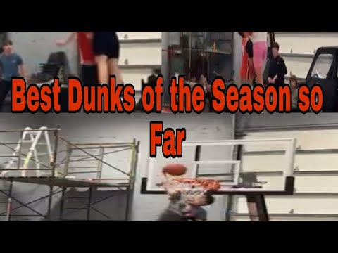 Top 10 Dunks of the season so far | Mini Hoop Basketball |