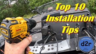 My Top 10 Marine Electronics Installation Tips