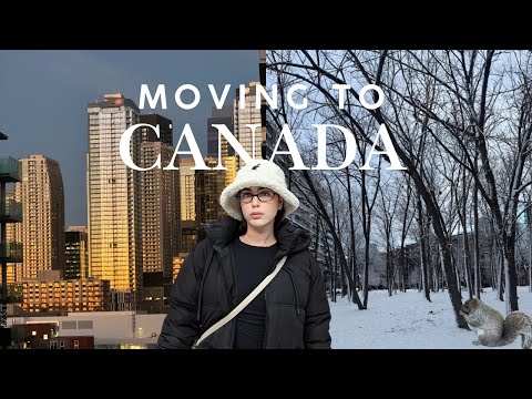 I Moved to Canada! 🇨🇦 Exploring Montreal & First Snow ❄️✨
