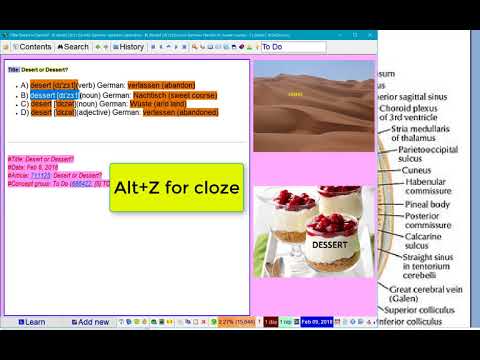 Using cloze to simplify complex items (SuperMemo 17)