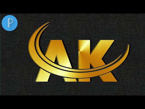 AK Logo editing pixellab | How to make logo in Pixellab in mobile | AAK Computers