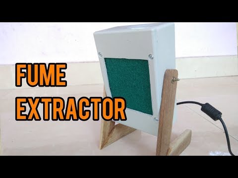 How to make a simple soldering Fume extractor