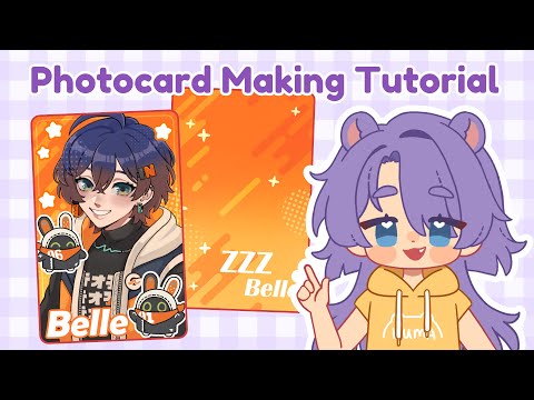 Poca Photocard Making from feat. Zenless Zone Zero - Belle [ Drawing Process and Tutorial ]