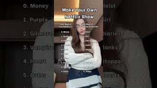 Create Your Own Netflix Show in This Easy Game