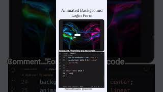 Animated Background Login Page Using HTML & CSS | Beginner-Friendly Web Design Tutorial |STM Coder