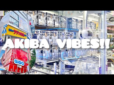 Akihabara chaos! 🇯🇵 Exploring Radio Kaikan & GIGO (Lots of Anime merchandise & Claw machines!!)
