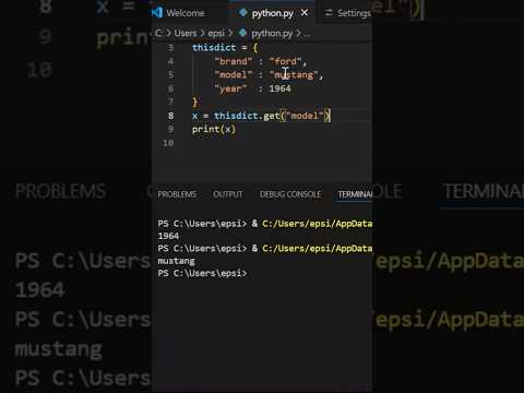 PYTHON DICTIONARIES full vedio 👆🏻👆🏻 #learnpython #education #coding #programming #pythontutorial