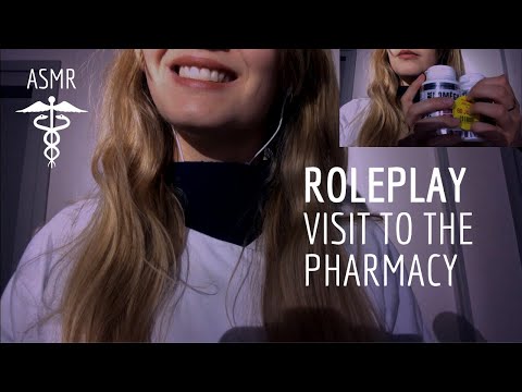 ASMR 🇬🇧 - ROLEPLAY 👩‍⚕️ Visit to the pharmacy for food supplements advice 💊