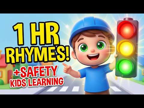 1 Hour of Kids Safety & Learning Songs 🛑 | Nursery Rhymes Compilation | Bubble Kids Safety