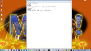 HTML Lesson 01 - My First Web Page