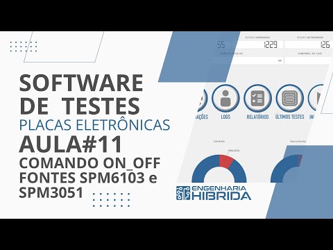 Software Hub Aula 11 (Comando ON_OFF Fontes Owon) Testes Placas Gravação de Firmware