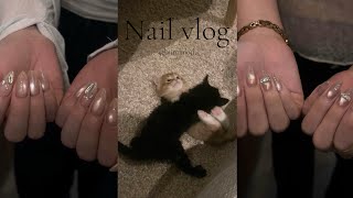 Nail Vlog. 20-Year-Old Nail Tech Shop Vlog 🪽 • Doing a Friend's Nails • Shop Opening Process • Ma...