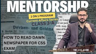 The Best Way to Read DAWN Newspaper | Part A | CSS & PMS 2025