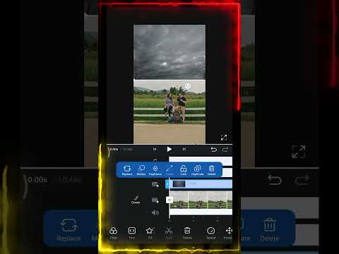 Moving Cloud Effect in VN Video Editor | Tutorial #shortvideo #videoeditor #vnvideoeditor