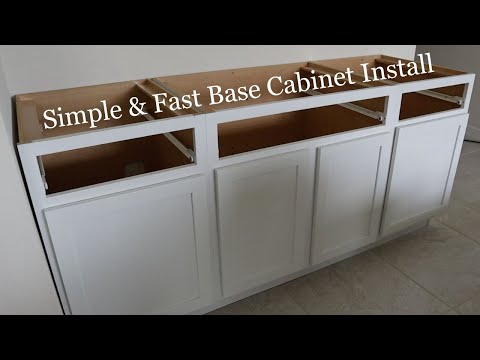 How to Install Kitchen Cabinets