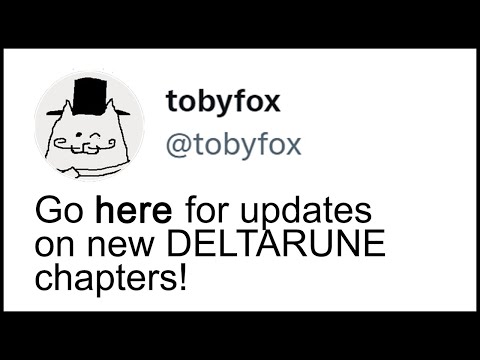 OFFICIAL DELTARUNE/TOBY FOX Newsletter Announced!