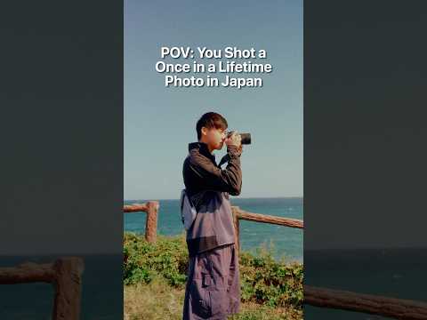 I shot a Once in a Lifetime photograph in Japan.. #shorts #photography #japan