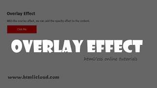JOBKEY | Overlay effect using html/css