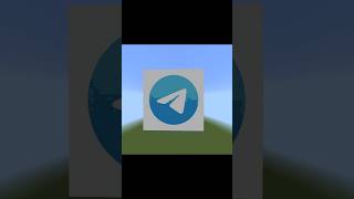 GitHub, Kinemaster, Discord, & Telegram Pixel Art in Minecraft! 🎮🔥