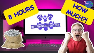 I TRIED DataAnnotation.Tech for 8 HOURS Straight - HOW MUCH Did I EARN?