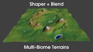 Shaper + Blend Multi-Biome Terrains