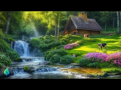 Peaceful music heals the heart 🌿 heals the nervous system, reduces stress and helps sleep well