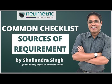 Common Checklists: Sources of Requirements | Certifications, Regulation, Risk, & Clients