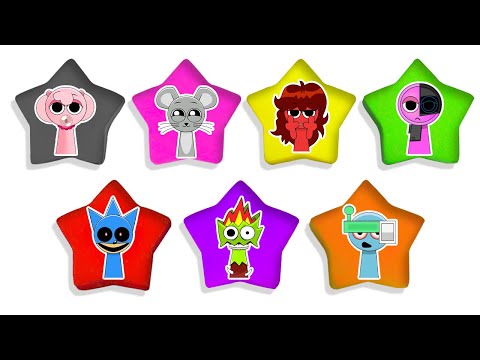 GUESS which Sprunki character will come out of the cubes Circle Cake Clay Pt.16