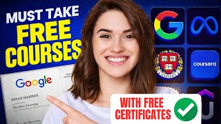 Free Courses with Certificate 2026 | Open for All | Learn In-Demand Skills 🔥