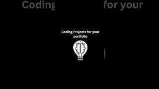 Projects For Portfolio #shorts #projects #portfolio #programming