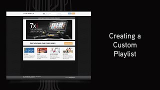 Matrix Workout Tracking Network: Create a Custom Playlist