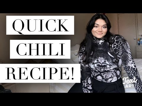 How to Make Chili (Quick & Cheap Recipe)