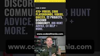 MASSIVE Web Development Course! #shorts #webdevelopment