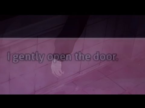 i gently open the door...