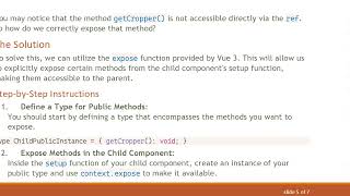 How to Expose Component Methods in Render Function using Vue3 and TypeScript