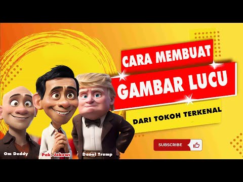 Cara Membuat Gambar Lucu dari Tokoh Terkenal menggunakan stylar.ai I Tutorial Ai