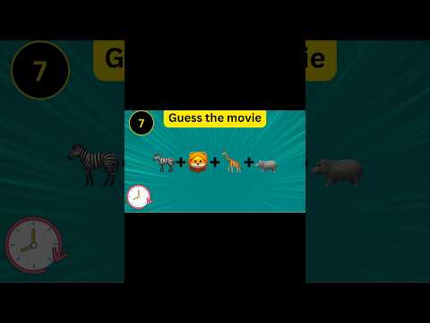 Guess The Movie By Emoji| Quiz #quiz #wouldyourather #guessthemoviechallenge #games #youtubeshorts