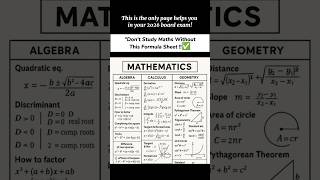 🔥📘 Maths Made Easy! 🚀One chart ⚡#StudySmart #PhysicsHack #ExamPreparation #ScienceLovers #maths