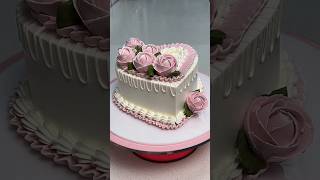Full tutorial on making heart cake decoration