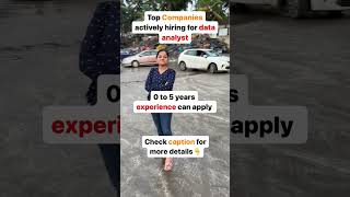 Top Companies hiring for data Analyst #youtubeshorts#viralshorts