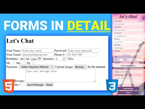 What you NEED to know about HTML Forms.