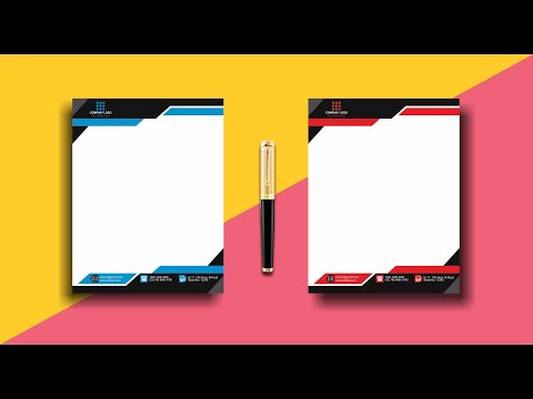 CorelDRAW X7 Tutorial BUSINESS LETTERHEAD DESIGN 4 with Wajid Corel GraphiX