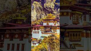 Paro Taktsang 🇧🇹 Bhutan’s Cliffside Wonder! 🧘‍♂️ #shorts