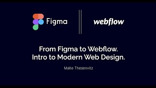 Modern Web Design with Figma and Webflow - February 3, 2023