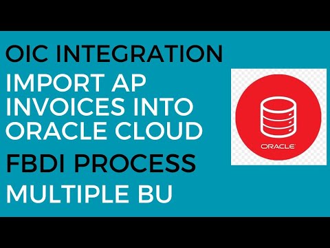 OIC Integration to Import AP Invoices into Oracle ERP Cloud using FBDI Process